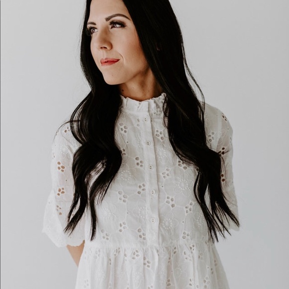 Import Dress with Ruffle Neckline - Picture 5 of 8